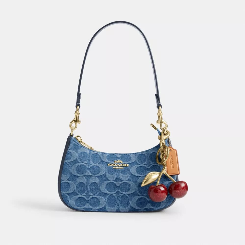 Borsa a tracolla Teri Mini in denim esclusivo