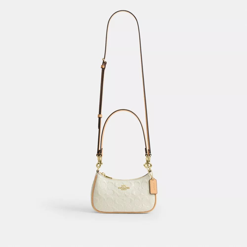 Borsa a tracolla Teri Mini in pelle firmata