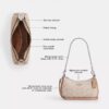 Borsa a tracolla Teri Mini in Signature Canvas
