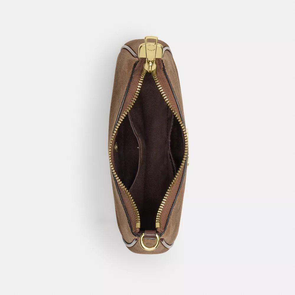 Borsa a tracolla Teri Mini in Signature Canvas