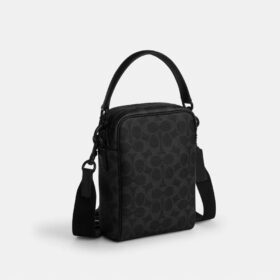 Borsa a tracolla Tristan 14 in Signature Canvas