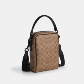 Borsa a tracolla Tristan 14 in Signature Canvas