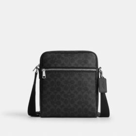 Borsa a tracolla Tristan 22 in Signature Canvas