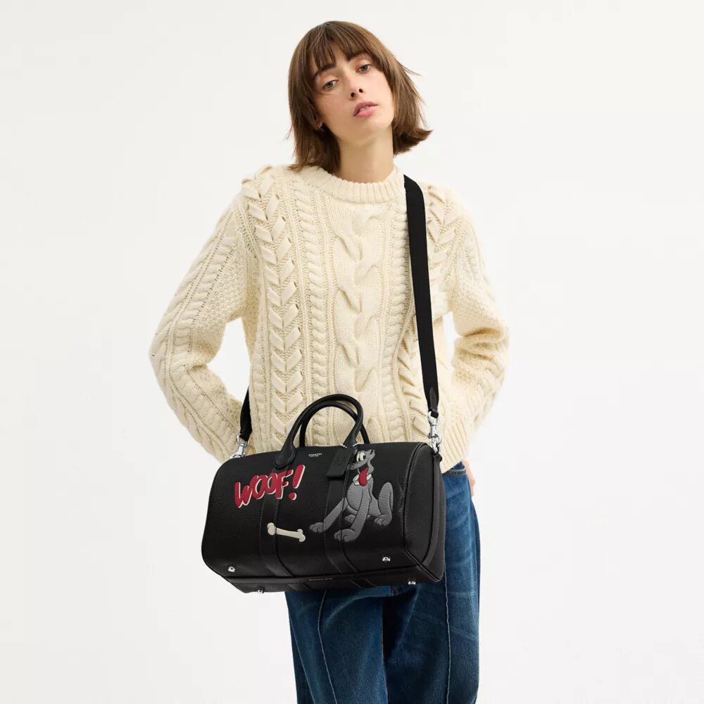 Borsa Compass 35 Disney X Coach con Pluto
