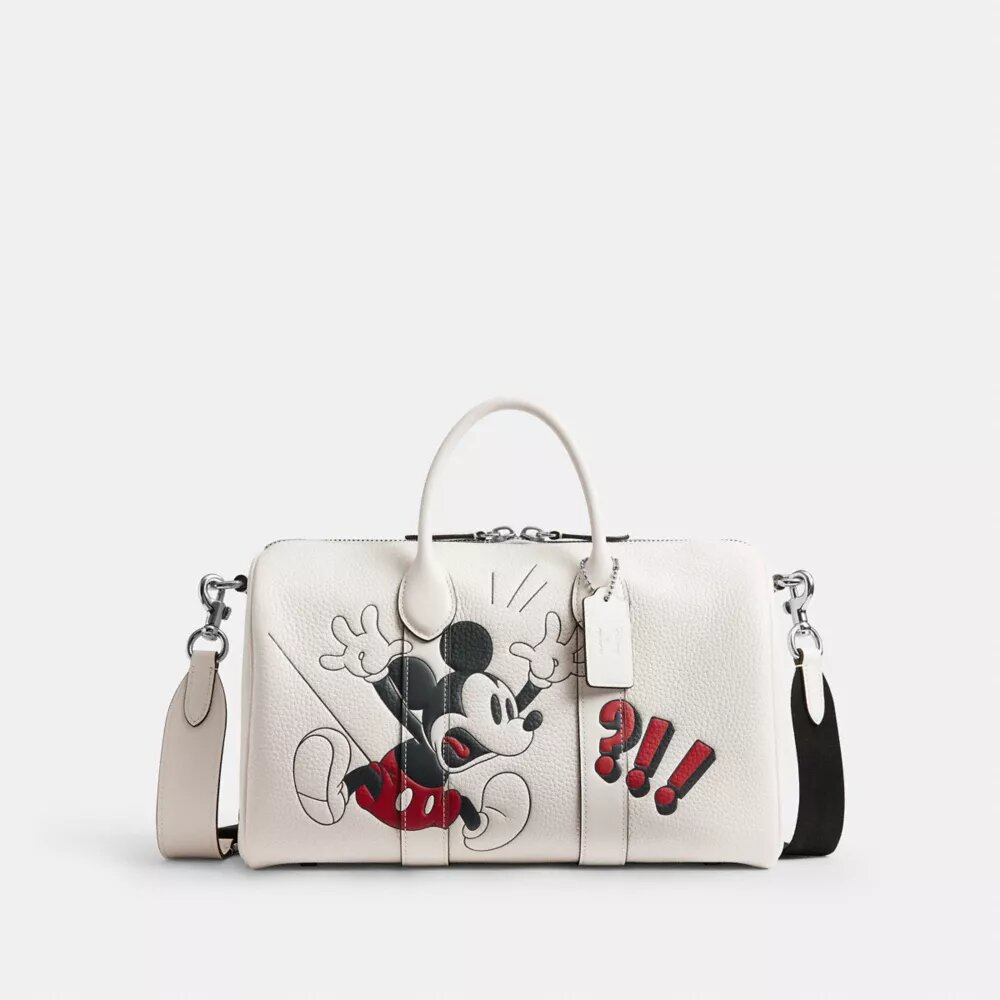 Borsa Compass 35 Disney X Coach con Topolino