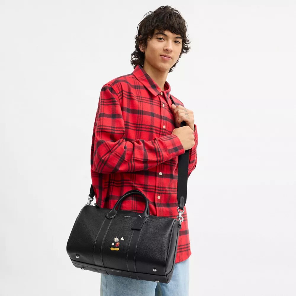 Borsa Compass 35 Disney X Coach con Topolino