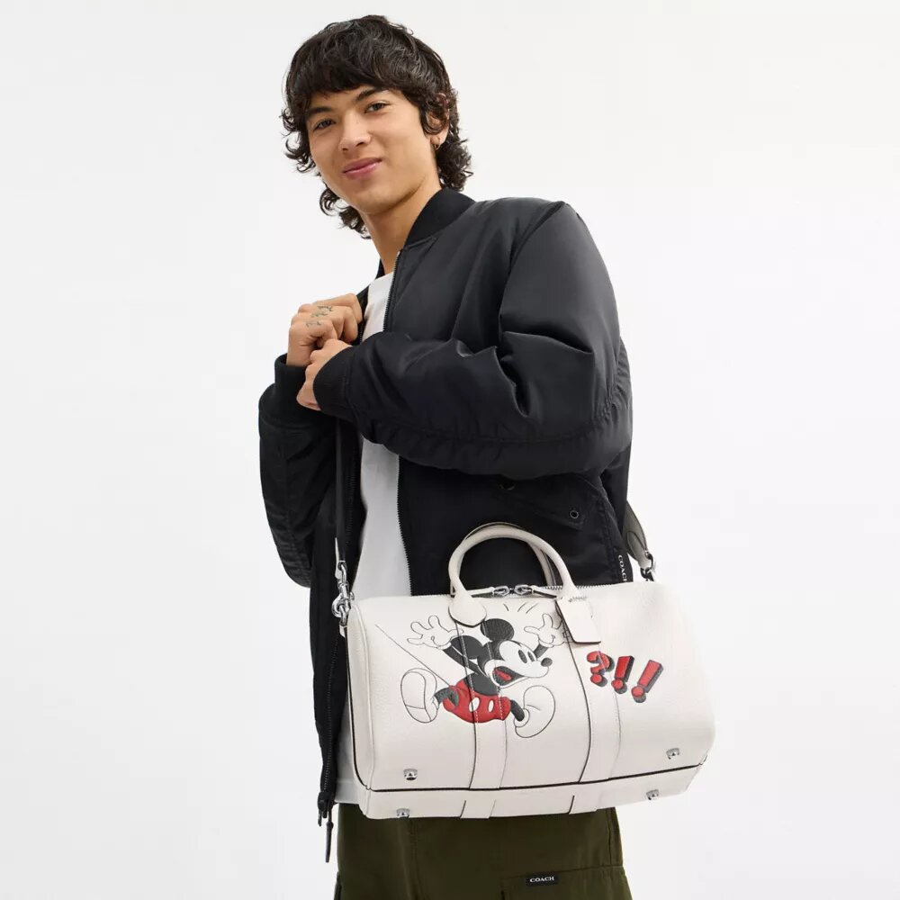 Borsa Compass 35 Disney X Coach con Topolino