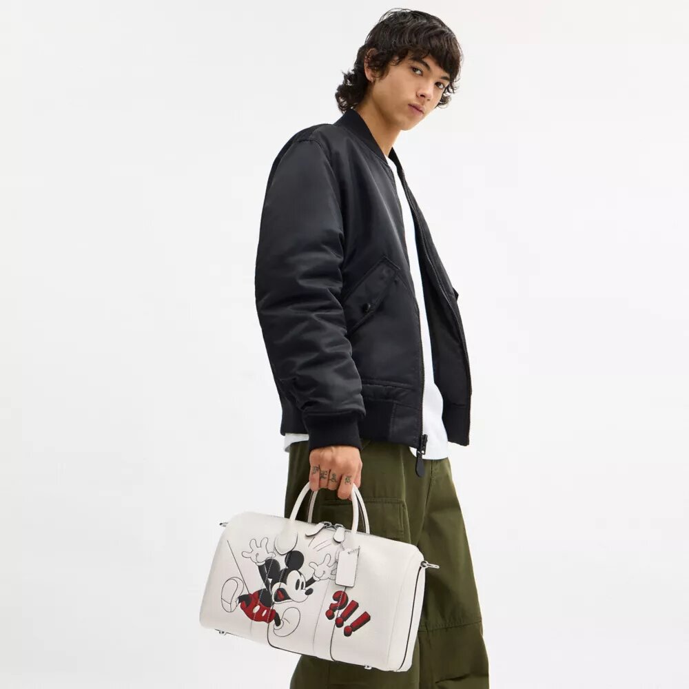 Borsa Compass 35 Disney X Coach con Topolino