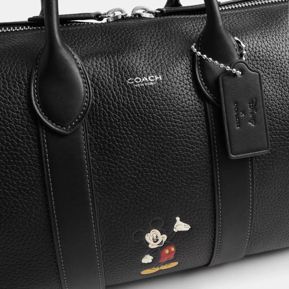 Borsa Compass 35 Disney X Coach con Topolino