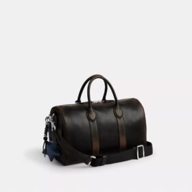 Borsa Compass 35 in pelle invecchiata con ciondoli