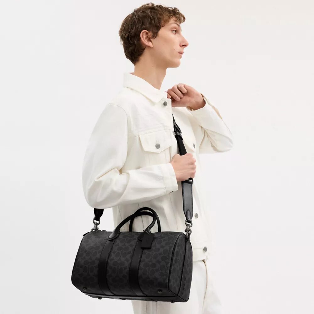 Borsa Compass 35 in Signature Canvas