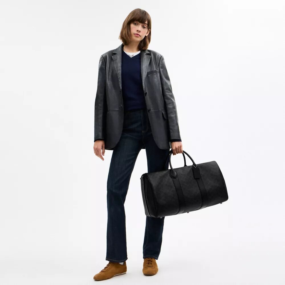 Borsa Compass 50 in Signature Canvas