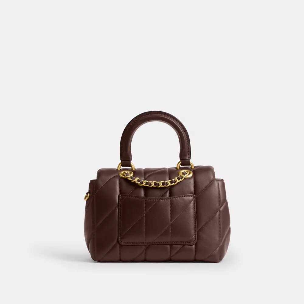 Borsa con manico superiore Tabby trapuntata