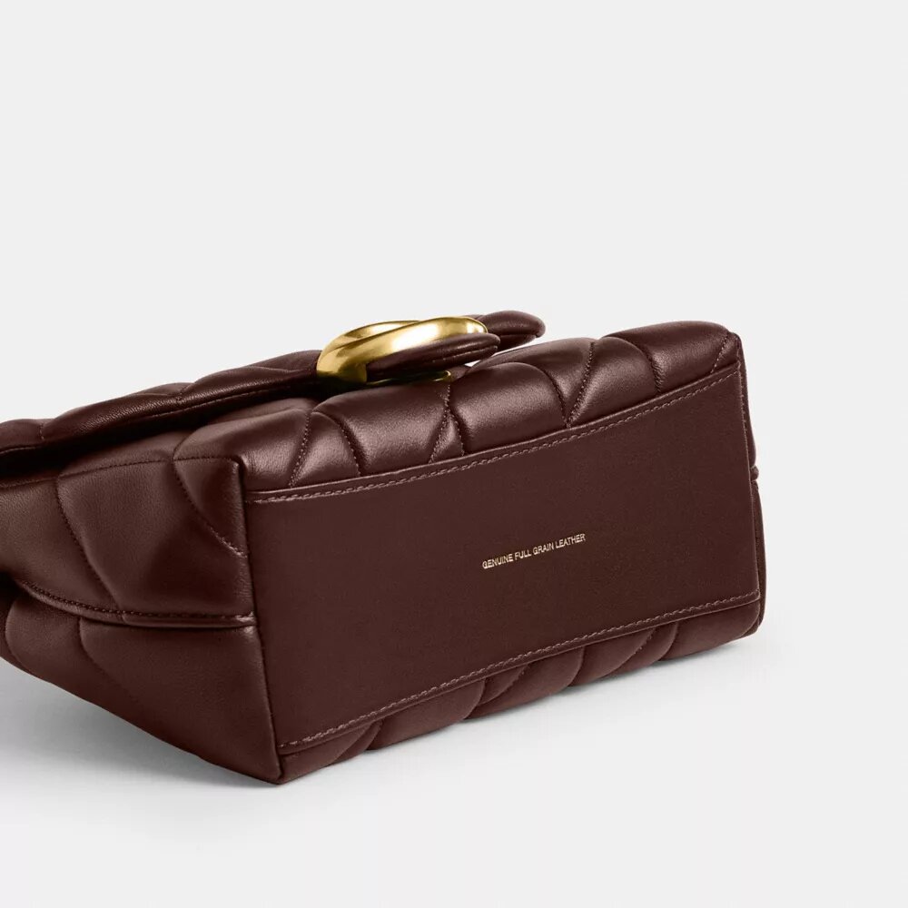 Borsa con manico superiore Tabby trapuntata