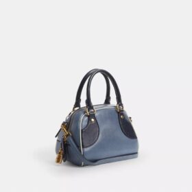 Borsa con manico superiore tipo bowling
