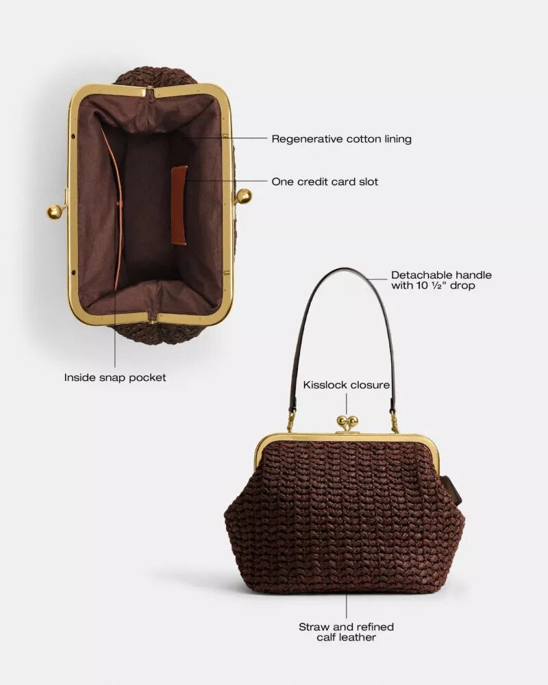 Borsa con telaio Kisslock 27