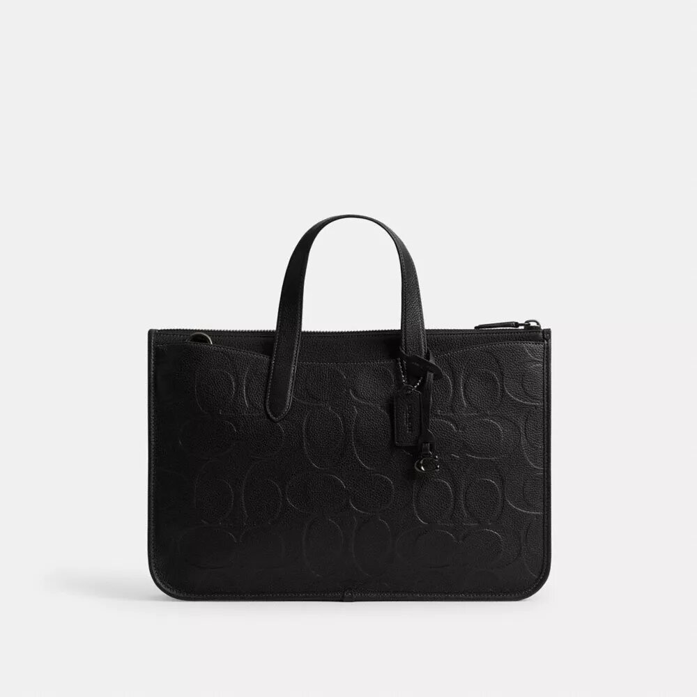 Borsa da lavoro Isaac in pelle Signature Maxi