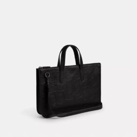 Borsa da lavoro Isaac in pelle Signature Maxi