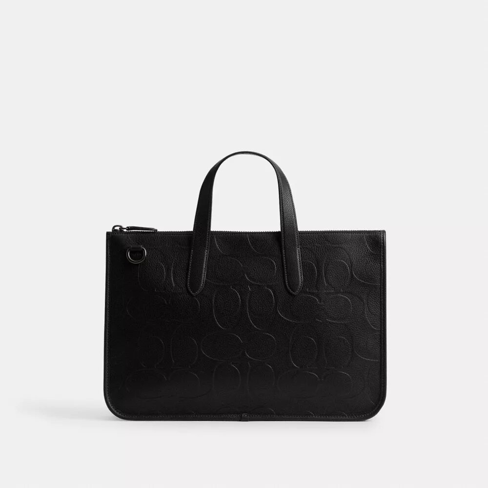 Borsa da lavoro Isaac in pelle Signature Maxi