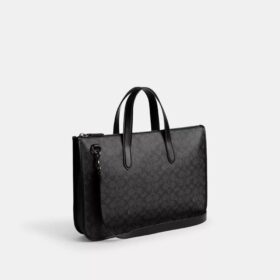 Borsa da lavoro Isaac in Signature Canvas