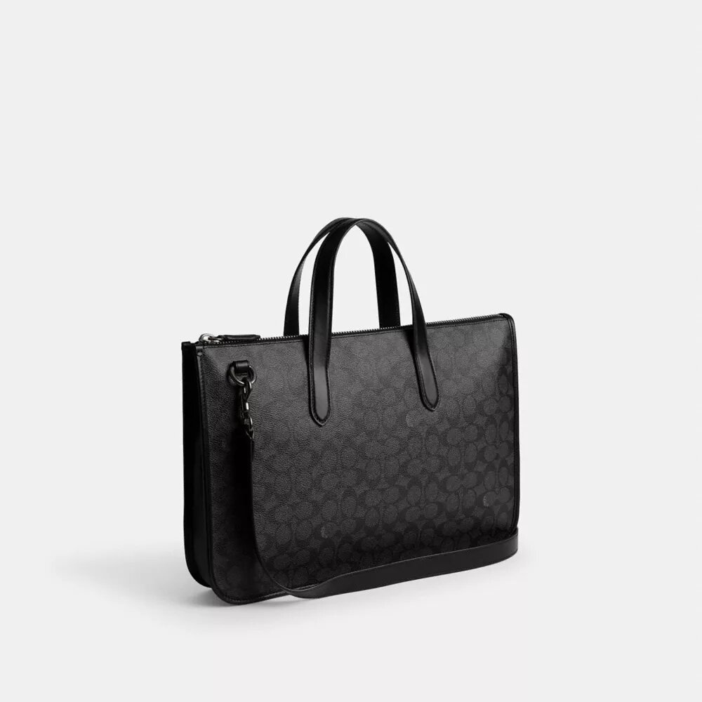 Borsa da lavoro Isaac in Signature Canvas