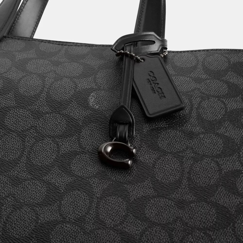Borsa da lavoro Isaac in Signature Canvas