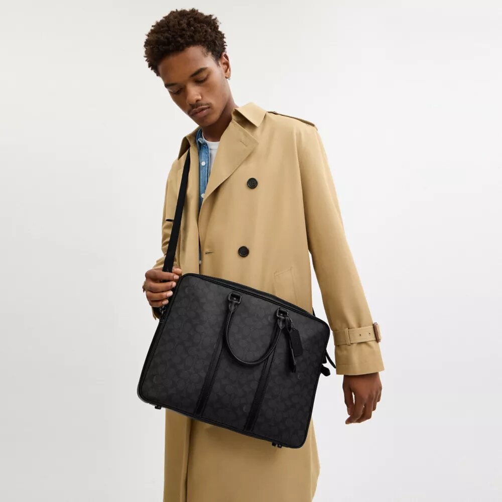 Borsa da lavoro Metropolitan in Signature Canvas