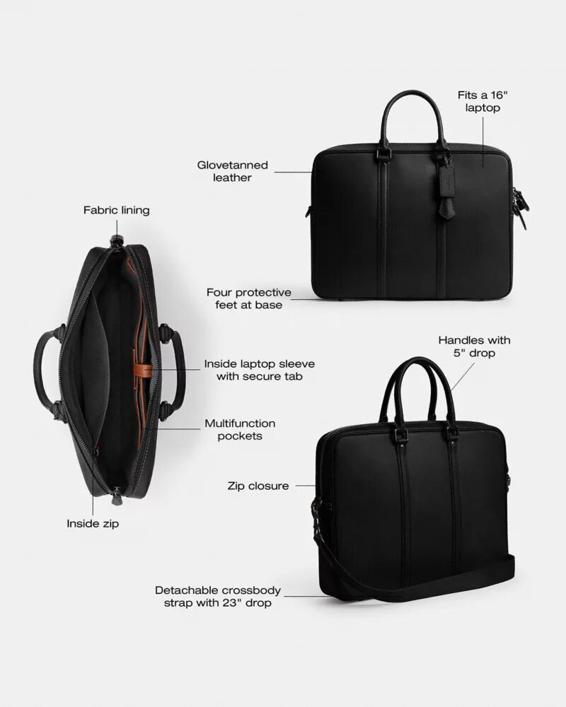 Borsa da lavoro Metropolitan in Signature Canvas