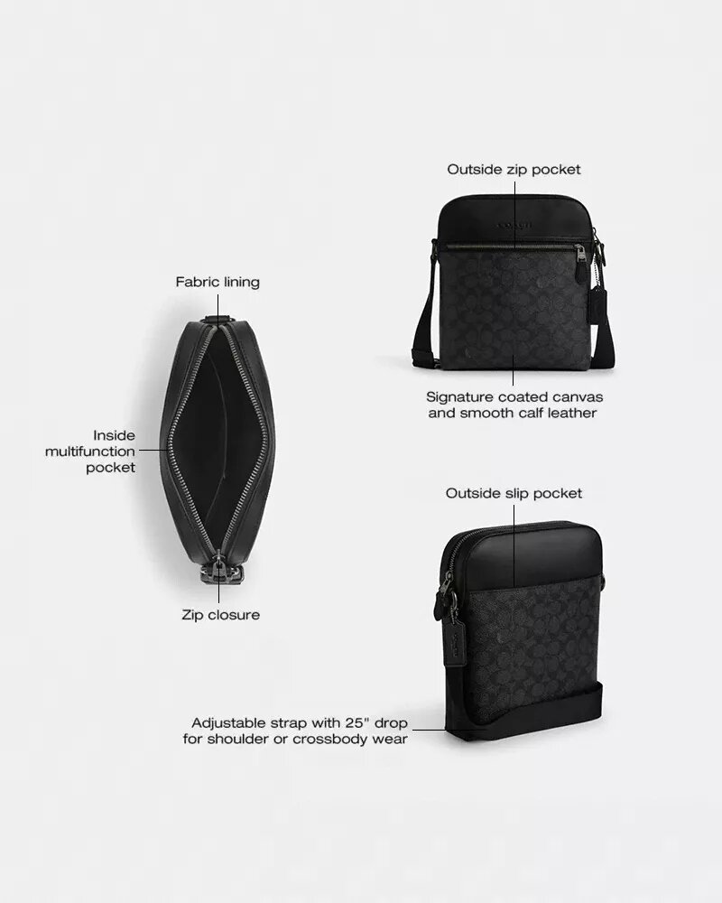 Borsa da viaggio Houston in Signature Canvas
