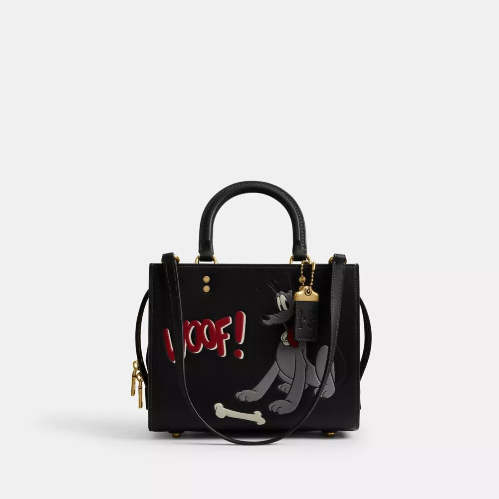Borsa Disney X Coach Rogue 25 con Pluto