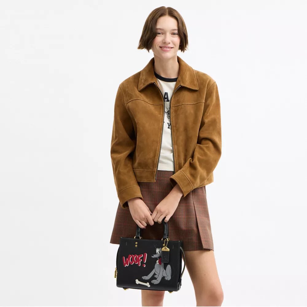 Borsa Disney X Coach Rogue 25 con Pluto