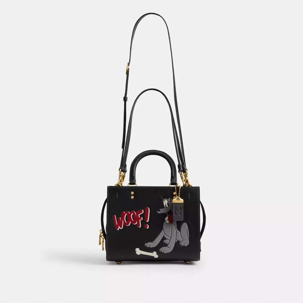 Borsa Disney X Coach Rogue 25 con Pluto