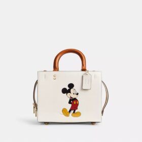 Borsa Disney X Coach Rogue 25 con Topolino
