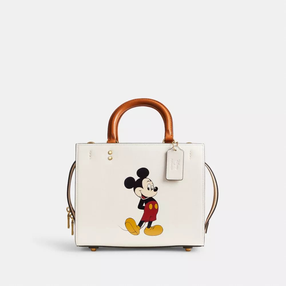 Borsa Disney X Coach Rogue 25 con Topolino
