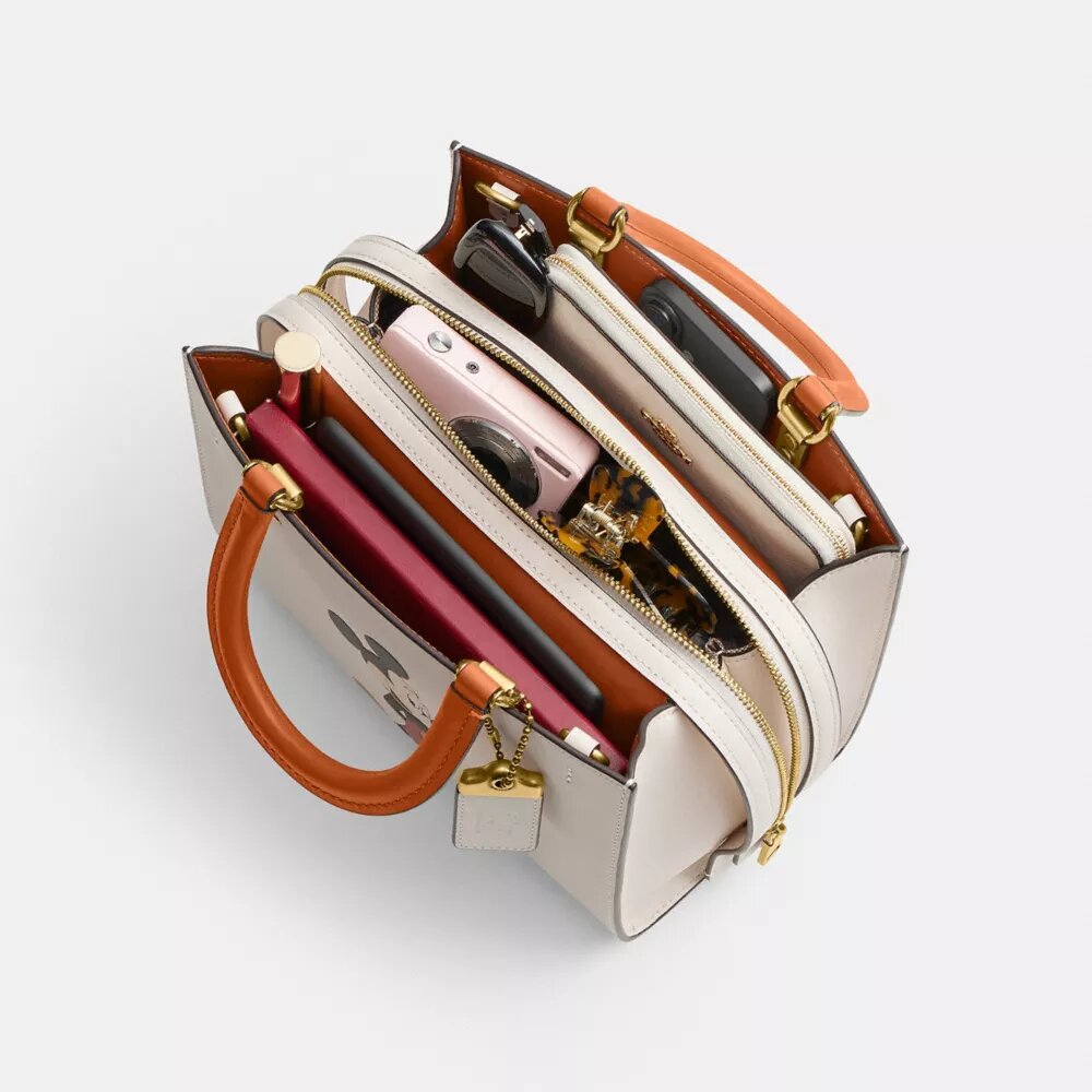 Borsa Disney X Coach Rogue 25 con Topolino