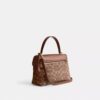 Borsa Emory con manici in ciniglia Signature