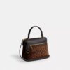Borsa Emory con manici in ciniglia Signature