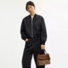 Borsa Emory con manici in ciniglia Signature