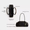 Borsa Empire borsa capiente 34 in pelle patinata