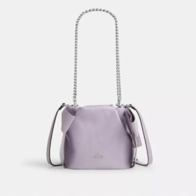 Borsa Faye Mini con coulisse e fiocchi