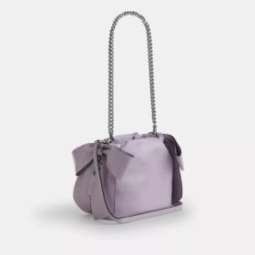Borsa Faye Mini con coulisse e fiocchi