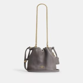 Borsa Faye Mini con coulisse e trapuntatura