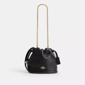 Borsa Faye Mini con coulisse e trapuntatura