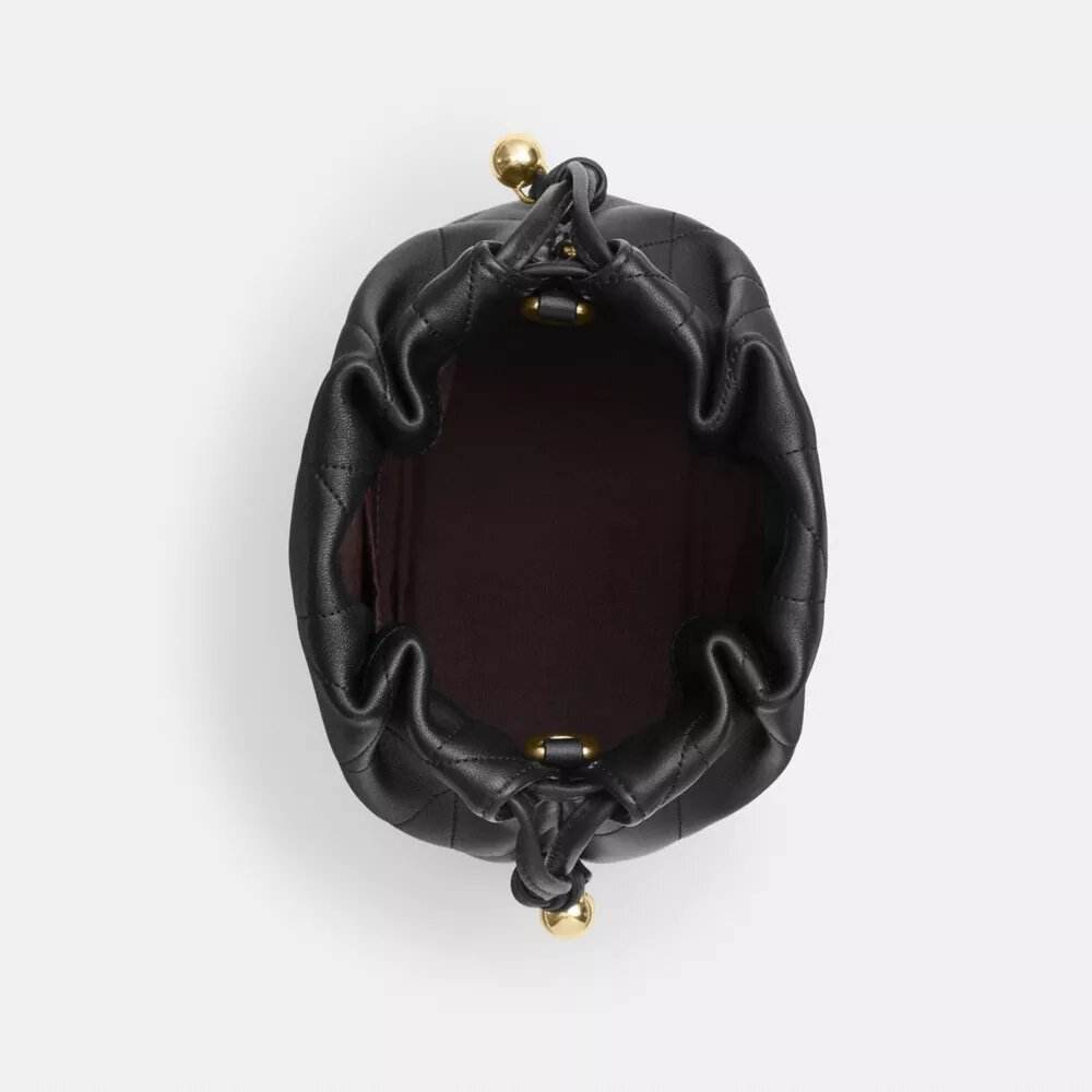 Borsa Faye Mini con coulisse e trapuntatura