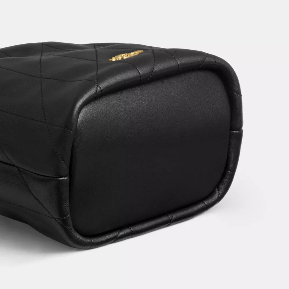 Borsa Faye Mini con coulisse e trapuntatura