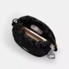 Borsa Faye Mini con coulisse in denim Signature