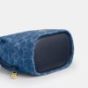 Borsa Faye Mini con coulisse in denim Signature