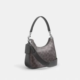Borsa Hobo Nolan in Signature Canvas