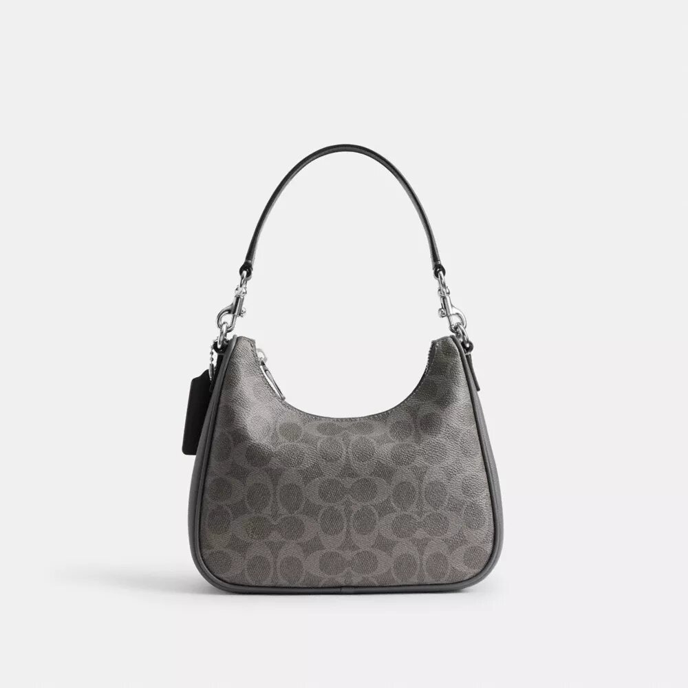 Borsa Hobo Nolan in Signature Canvas