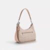 Borsa Hobo Teri in Signature Canvas